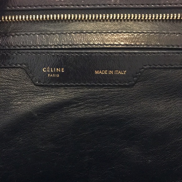 Celine Trapeze - Black Patent Leather/Suede - Picture 6 of 8